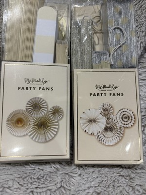 My Minds Eye Party Wall Background Decor 2 Sets Gold & Silver Shower Birthday