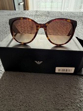 Emporio Armani Sunglasses EA4176 502573 Shiny Brown Havana Brown New