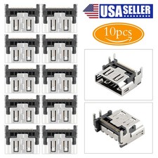 10 Pack New HDMI 2.1 Port Replacement for PS5 Console 8K Compatible Repair Part