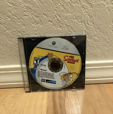 The Simpsons Game (Microsoft Xbox 360, 2007) - DISC ONLY - SAMEDAY SHIPPING