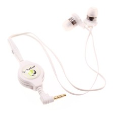 For TCL K33/K32 5G - Retractable Earphones Headphones Hands-free Headset