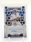 RUSSELL WILSON 2025 MOSAIC SHOWTIME WHITE PRIZM GIANTS AUTO /25 Q6198
