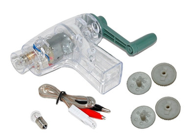 Hand Crank DC Generator (Nominal 6V DC Output)   Hand Held Manual Generator for 