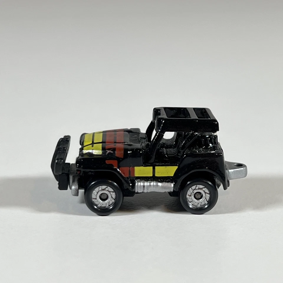 Rare Vintage Galoob Micro Machines Jeep Wrangler Black 4x4 - Dmg (See Photos) f2 - Image 2 of 4
