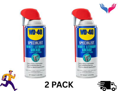 WD-40 Specialist Protective White Lithium Grease Spray with SMART STRAW, 10 OZ