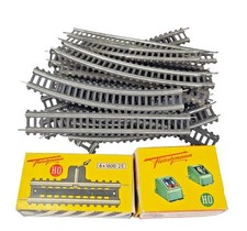 Fleischmann HO 31x Train Track Lot 6x1600/2E Terminal Straights 2x516 Switches.