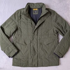 Huckberry Proof Passport Field Jacket Mens Large Green Insulated Quilted 