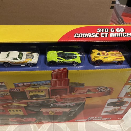Hot Wheels Speed Snap The Hot Ones Sto & Go set pista auto pressofusa - Foto 5 di 9