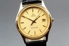 High Demand Omega Seamaster Cal.1430 Date Gold Dial Quartz Men's From JAPAN