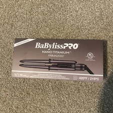 BaBylissPRO Nano Titanium Prima2000 Ionic Styling Iron, 3/4" stainless steel