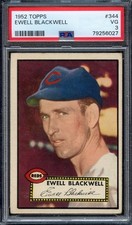 1952 Topps Tough High #344 Ewell Blackwell PSA 3 Cincinnati Reds 6027