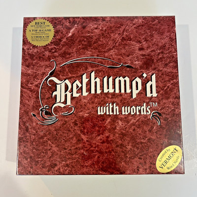 Board Game Bethump'd With Words by Mamopalire of Vermont New 1995