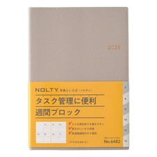 NOLTY Planner 2026 A5 Weekly Access 5 Gray 6482