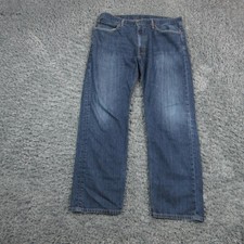 Levi's Jeans Mens 40x32 Blue Regular Straight Leg Denim Medium Wash 38x30.5*