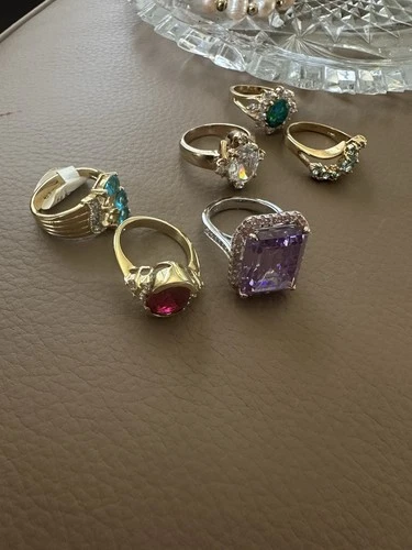 Vintage to Now Lot of Rings Fashion Costume Jewelry
