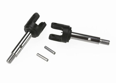 Traxxas 1/10 Rustler 2WD VXL * Rear Stub Axles & Pins * 2753X