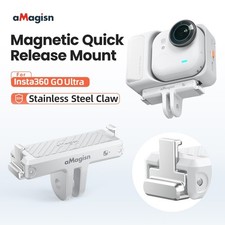 aMagisn Plastic Qucik-Release Mount for Insta360 Go Ultra Camera Base Adapter