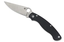 Spyderco Military 2, 4" S90V Blade, Carbon Fiber Handles W/ Clip - Sprint Run
