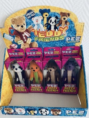 PEZ Dispenser Konvolut USA Collectables FUZZY FRIENDS BEARS 2000 ungeöffnete Box