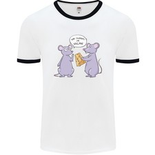 Vegan Souris Drôle Fromage Hommes Ringer