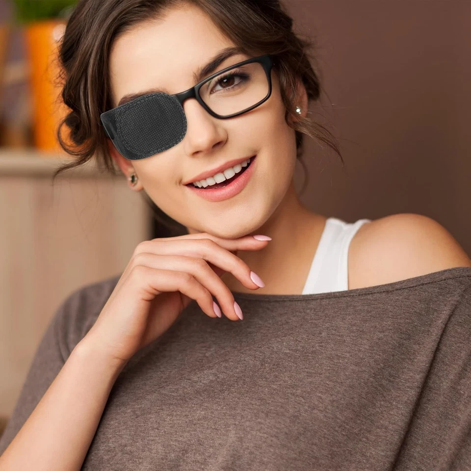 6 Stück Augenklappen für Brillen, Wiederverwendbare Augenklappe für Erwachsene u - Bild 2 von 4