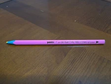 vintage "Yikes!" pencil, "YIKES IN THE PINK? NO, THIS FELLOW'S YELLOW".