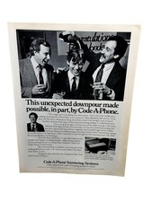1984 Code-A-Phone Answering System Vintage Print Ad Office Tech