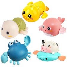 Bath Toy,Cute Animal Clockwork Bathtub Swimming Pool Toy,Baby Toys for...