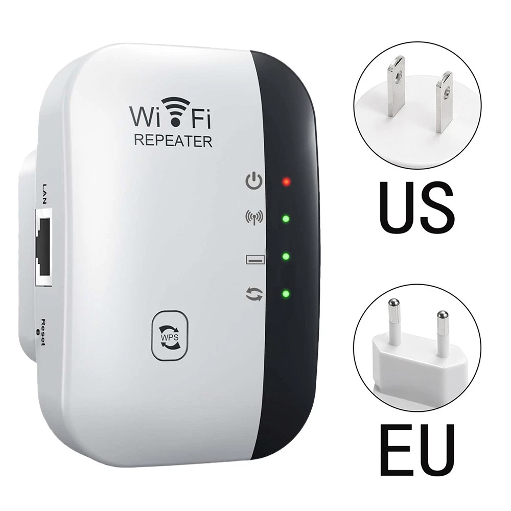 Ripetitore WiFi 1200Mbps Dual Band 5GHz/2,4GHz – Amplificatore Con 4 Antenne, Porta Ethernet E Modalità Router/AP