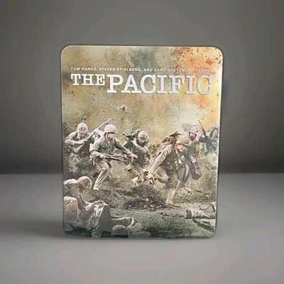 The Pacific (Blu-Ray, 2010) 6-Disc Metal Tin Case Set HBO Series. Good condition