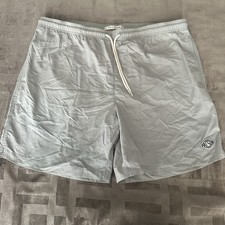 PacSun Shorts Mens XL Gray Solid Swim Trunks Mesh Lined Drawstring Elastic Waist