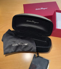 Salvatore Ferragamo Hard Case for Sunglass/Glasses W/Pouch  Cloth