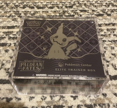 Paldean Fates Pokemon Center ETB Elite Trainer Box Sealed mit Acryl Case
