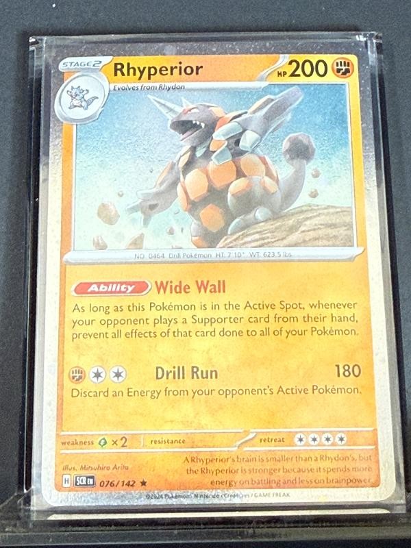 Rhyperior Pokemon 76 SCR Holo Cosmos Near Mint Card
