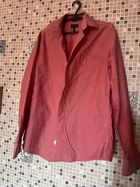 Men Armani Jeans Shirt Pink 40 /L / 48