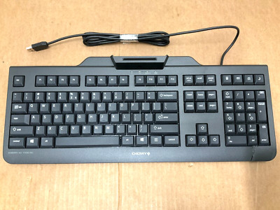 Cherry Electrical USB Keyboard with Credit Card Reader JK-A0100EU-2   ️  READ