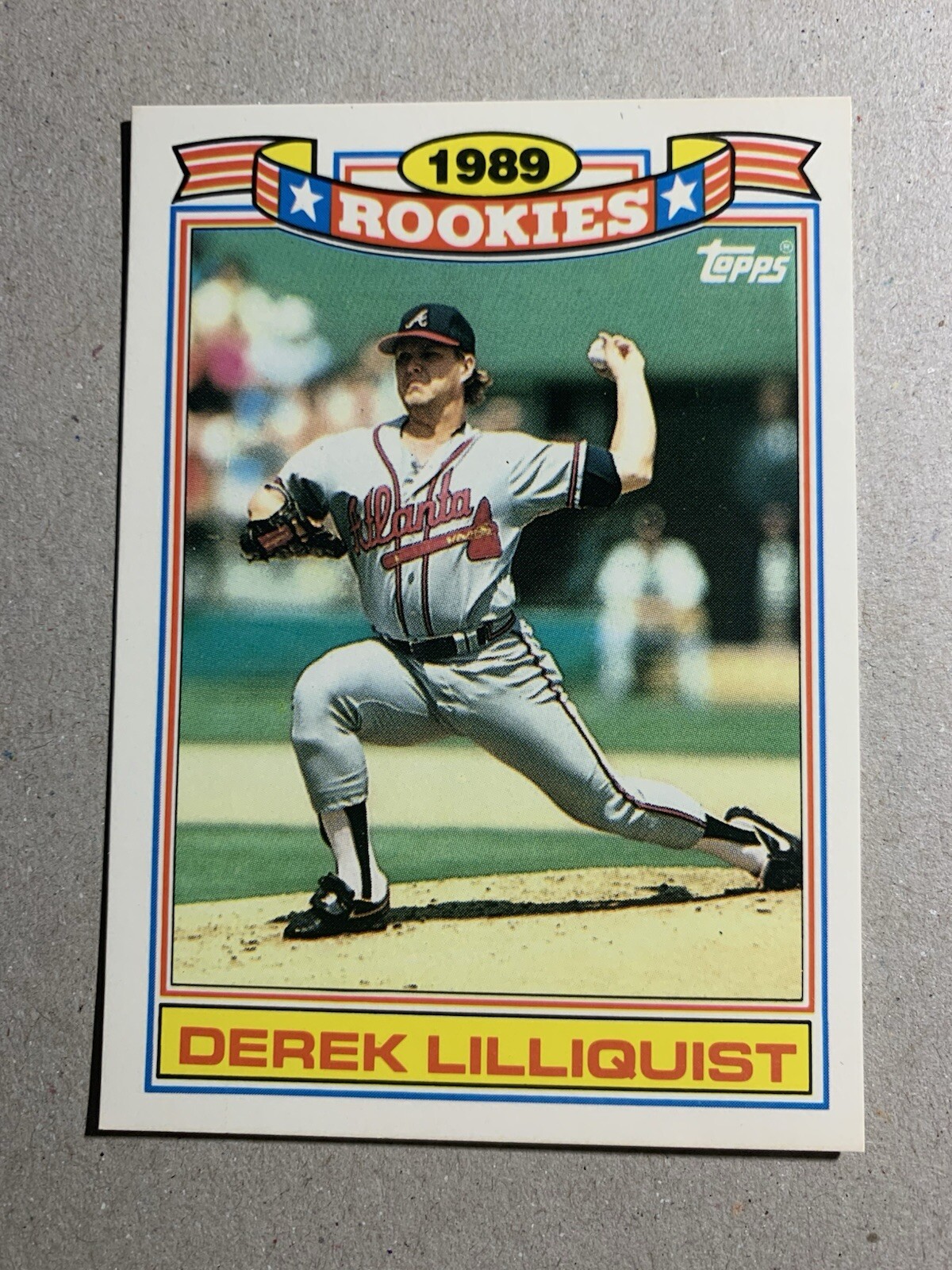 1990 Topps 1989 Glossy Rookies Derek Lilliquist #18 Of 33
