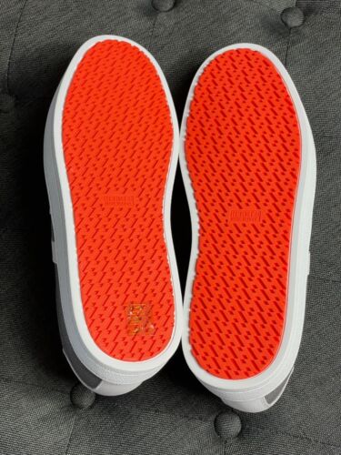 HERMES BOOMERANG SNEAKERS GRIS BLANC GREY WHITE SIZE 42.5eu 9.5us - Picture 7 of 10