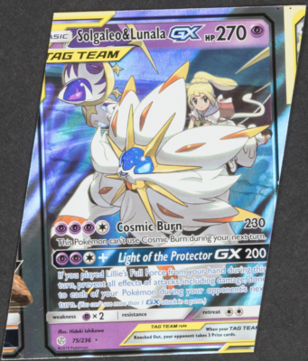 Pokemon Cosmic Eclipse Set Lillie Solgaleo Lunala GX TRAPEZOID