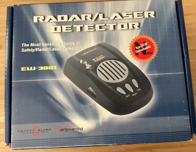Radar/Laser Detector EW-3001 Early Warning with Box and Manual