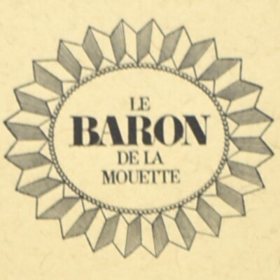 1968 Movenpick New Year Eve Restaurant Menu Le Baron De La Mouette France