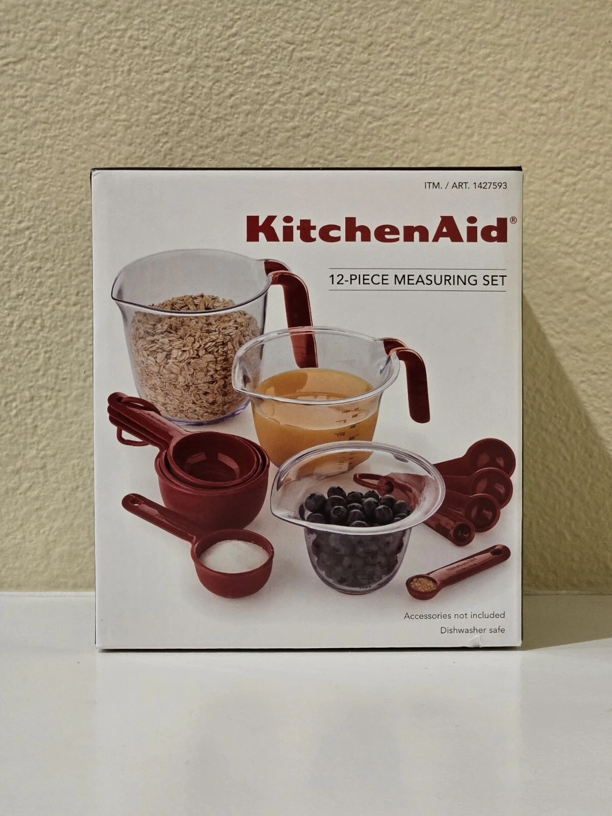 KitchenAid 12-Piece Measuring Set Measuring Cups & Spoons New