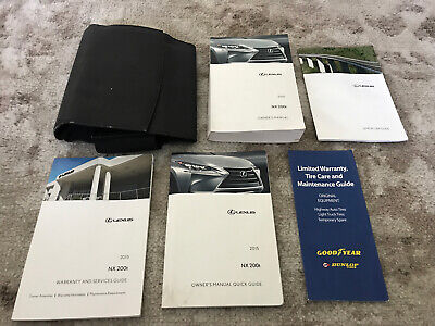 2015 Lexus NX 200t Owners Manual With Case OEM Free Shipping | eBay