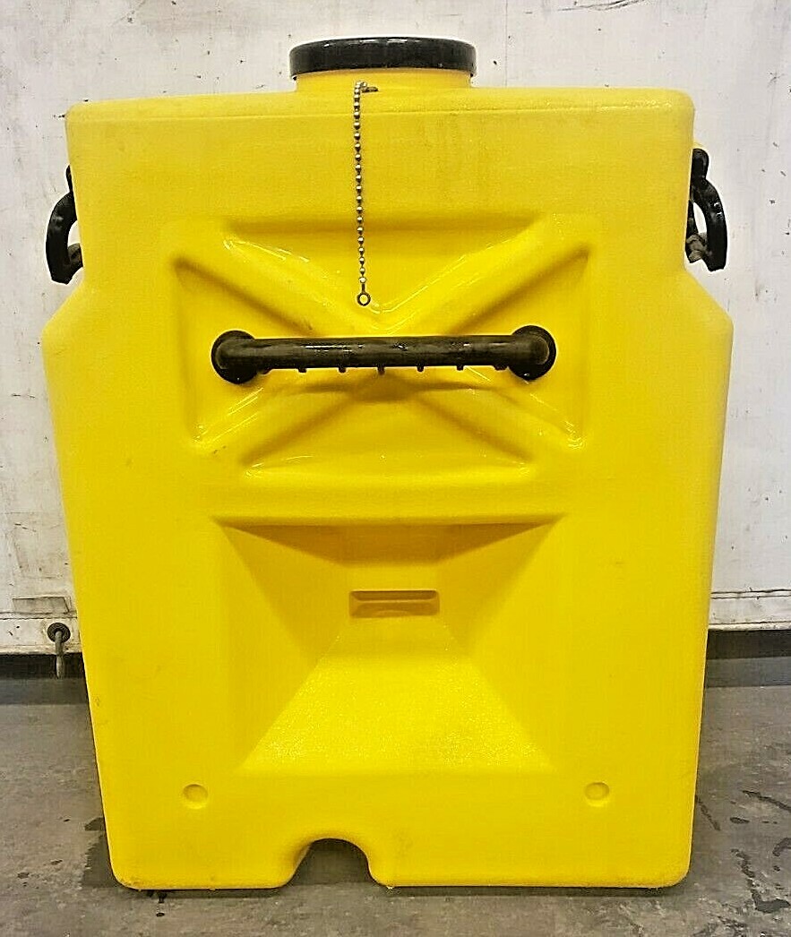 Encon GravityFed Portable Eye Wash Station Holds 14 gal., Flow Rate 0.