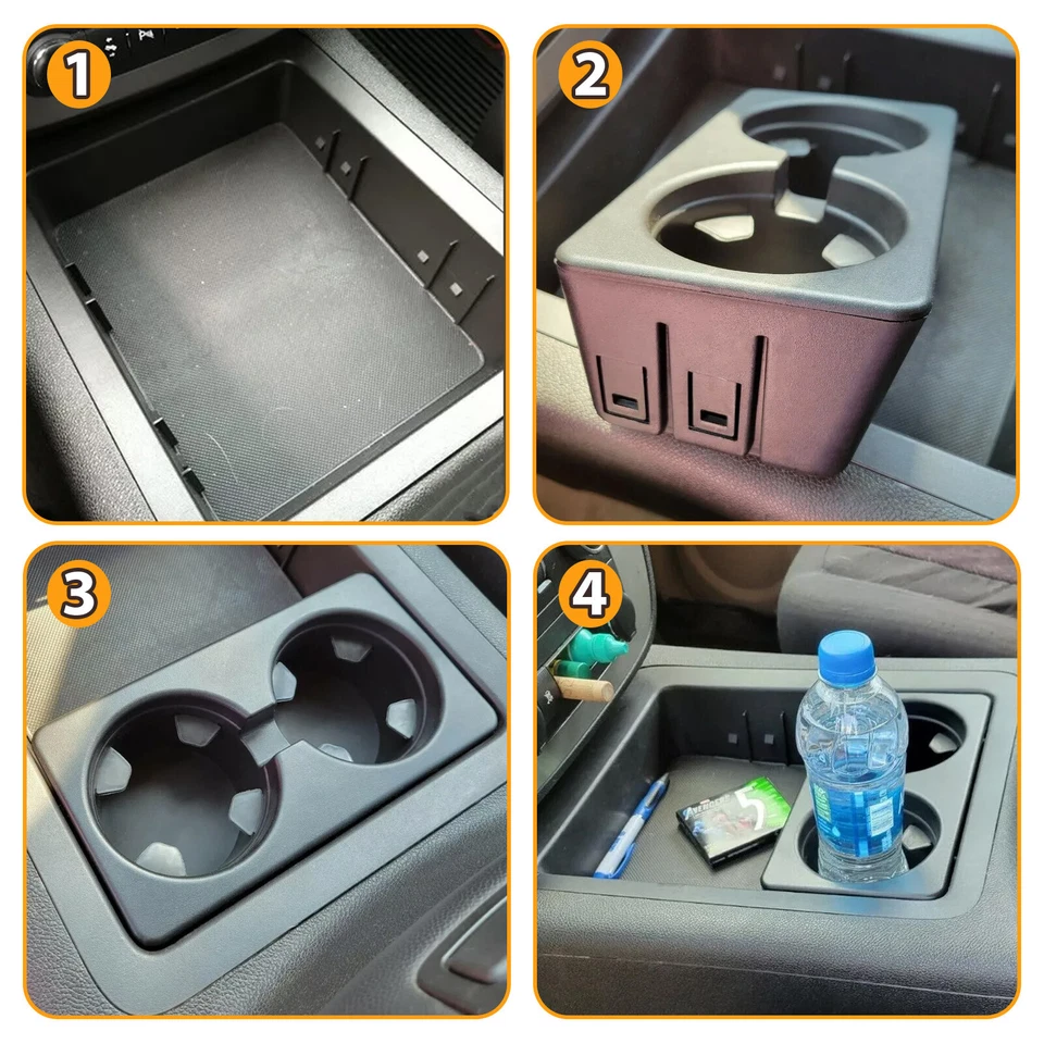 Portavasos de doble consola para Chevy Silverado Tahoe GMC Sierra Yukon 07-14 Foto 2 de 4