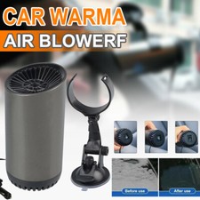Car Heater Defogger Cup Shape Auto Warm Air Blower Fast Defroster Windshield 12V