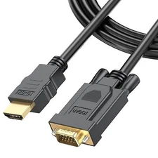 Hdmi To Vga Cable 3ft Hdmi To Vga Unidirectional Cord male To Male Compatible 