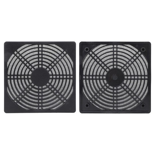 Computer Dust filter Computer Fan Filters Grille PVC Black Dustproof Case Cover - Afbeelding 5 van 16