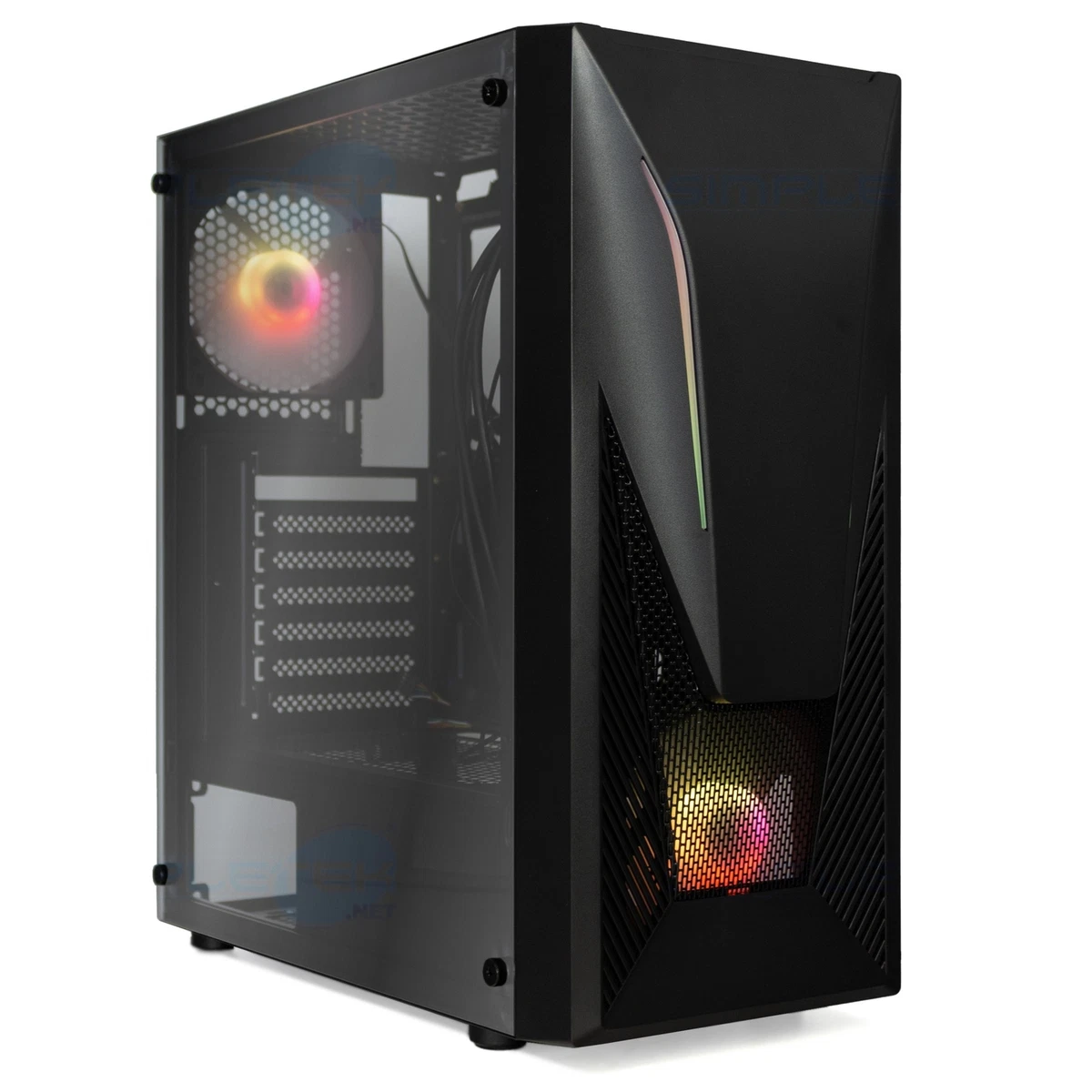 Case Gaming RGB ATX Micro Atx Mini Itx Tower Cabinet Computer PC