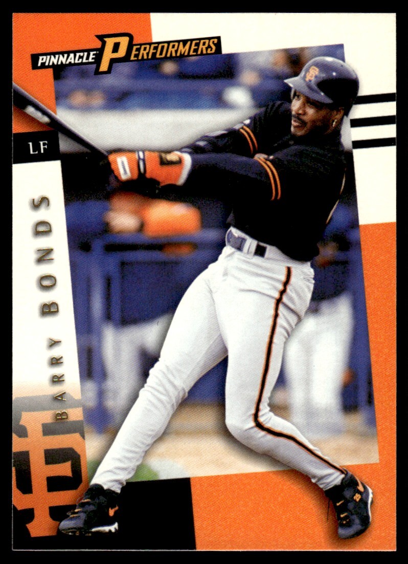 1998 Pinnacle Performers Baseball Card Barry Bonds San Francisco Giants #19
